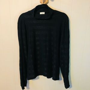 Saint Laurent Sparkle Stripe Sweatshirt